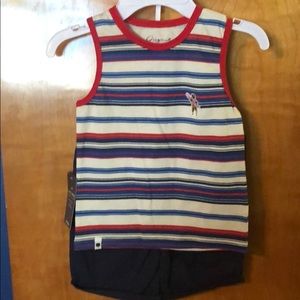 NWT 2 Piece Set, Lucky Brand, Tank Top & Shorts, 4